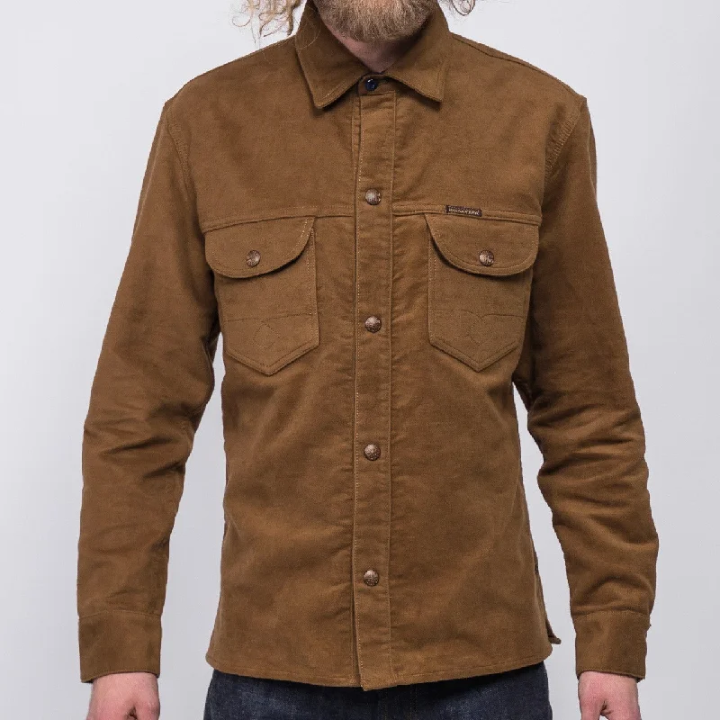 Indigofera Copeland Moleskin Jacket - Cognac