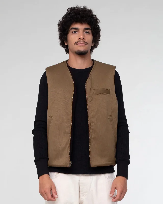 Deck Vest Bedford Cord - Drap