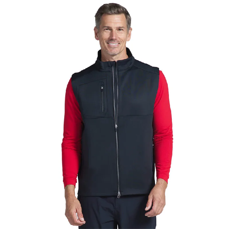 IBKUL Mens Solid Mega Heat Vest - Black