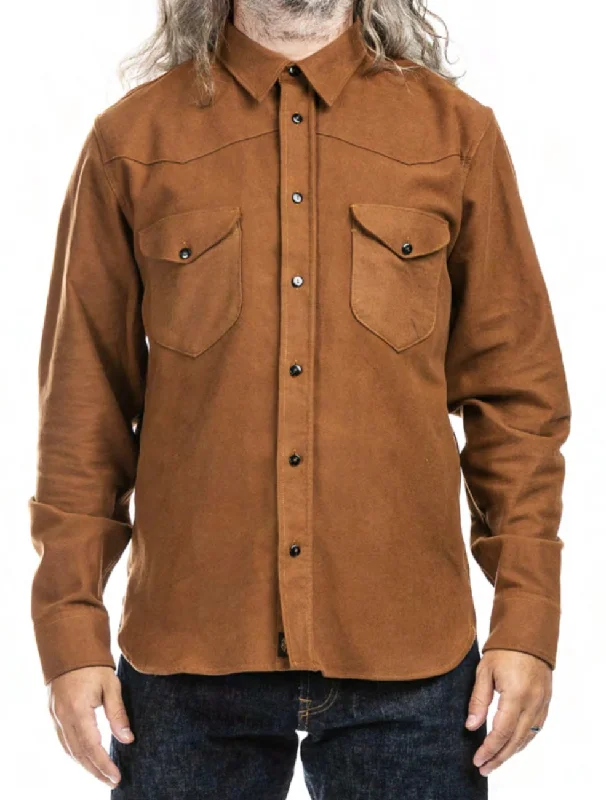 Manolito Shirt - Brown Moleskin