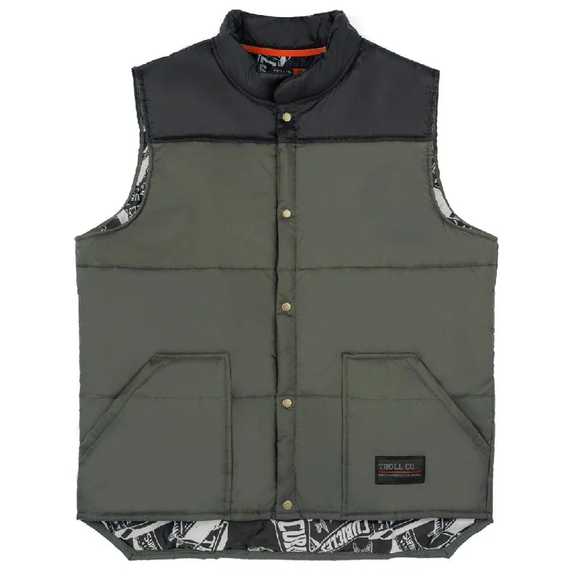 Redford Vest: Black Charcoal