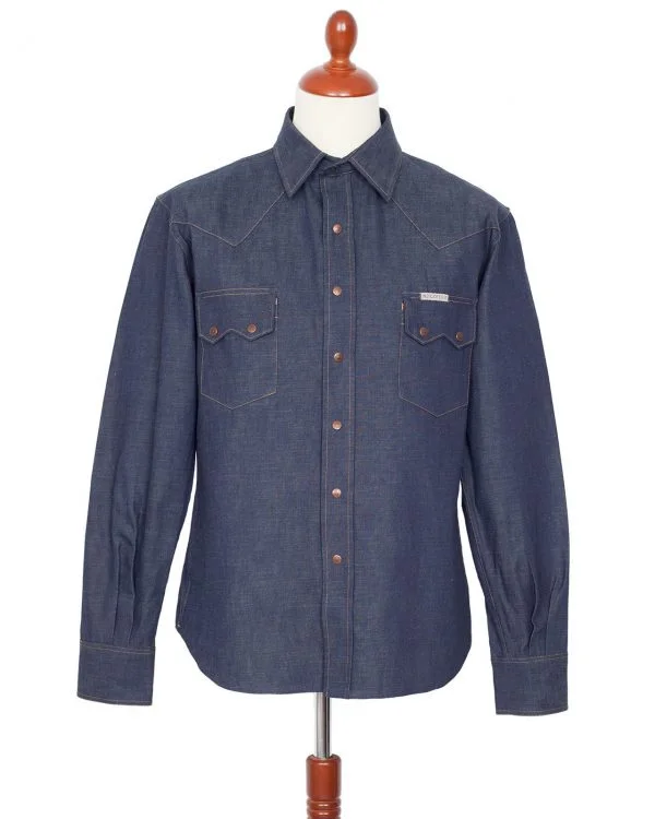 Indigofera Ryman Denim Shirt, Ohira Indigo