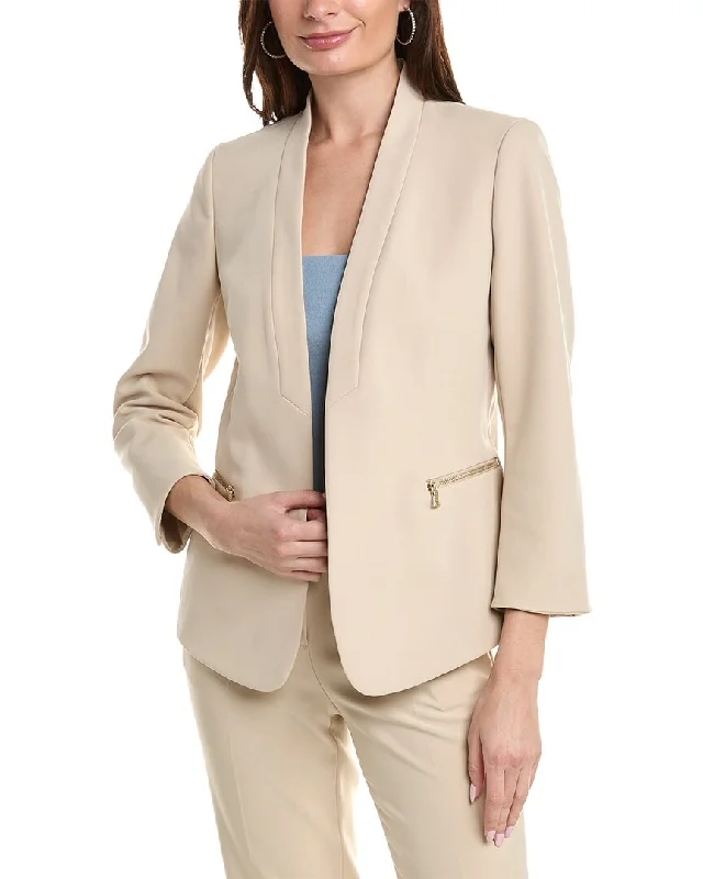 Anne Klein Zipper Pocket Jacket