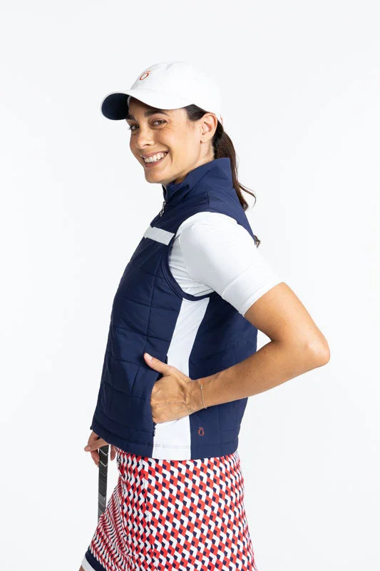 Chill Layer Golf Vest - Navy Blue