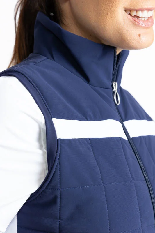 Chill Layer Golf Vest - Navy Blue