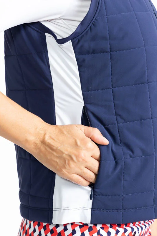 Chill Layer Golf Vest - Navy Blue