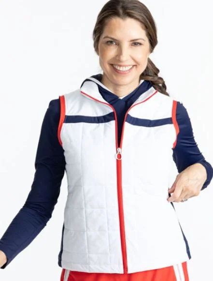 Chill Layer Golf Vest - White