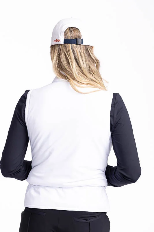 Layer Slayer Golf Vest - White