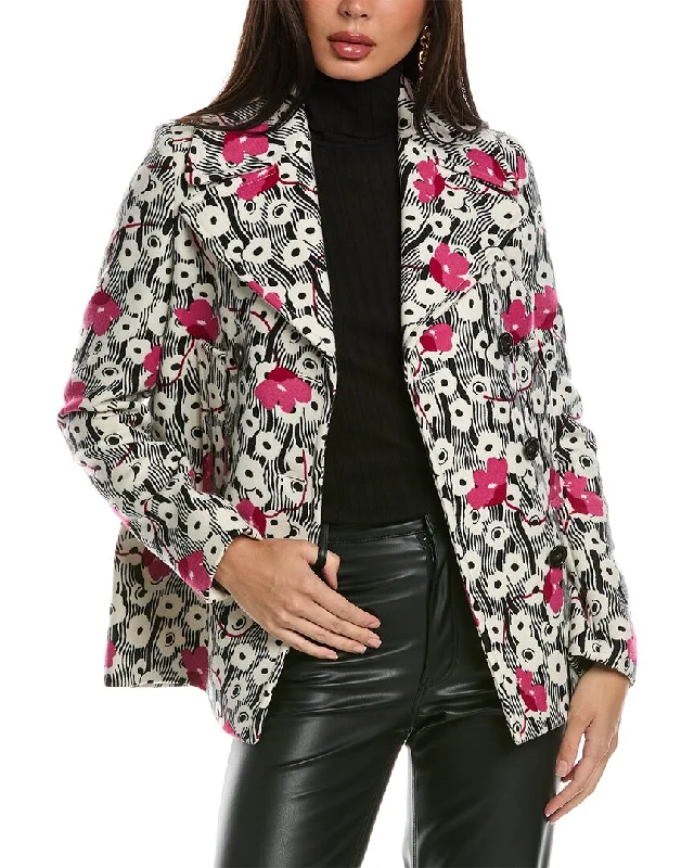 Valentino Printed Wool Jacket