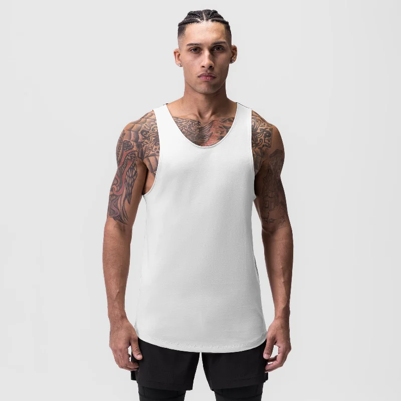 0808. Supima® Vented Tank - White