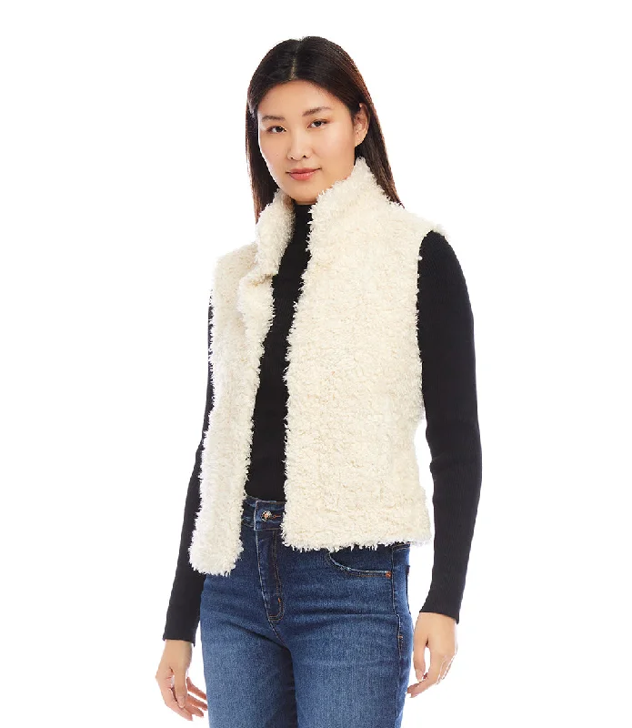 Faux Shearling Vest