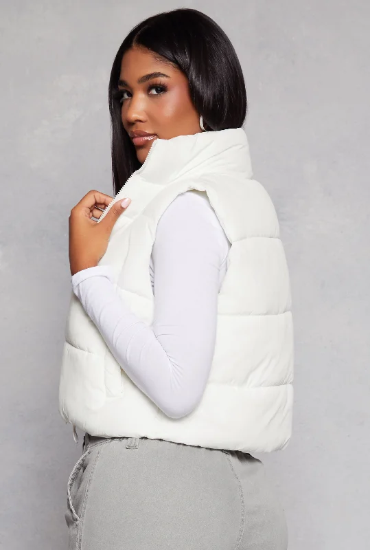 Almost Famous Zip Front Puffer Vest