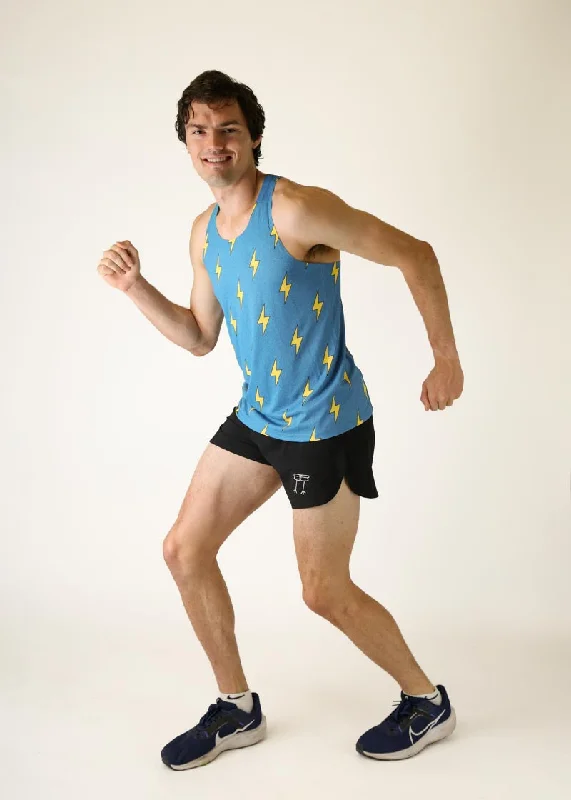 Men's Blue Bolts Performance Singlet