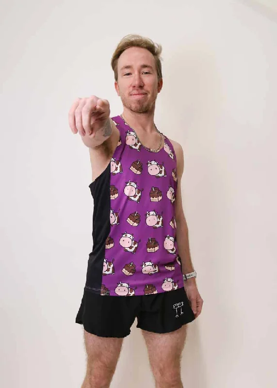 Men's Choccy Cows SP Performance Singlet