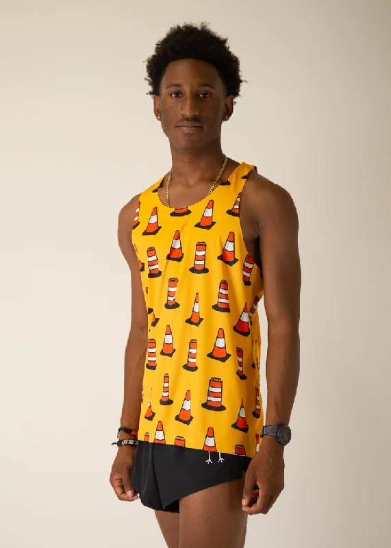 Men's Traffic Cones Performance Singlet