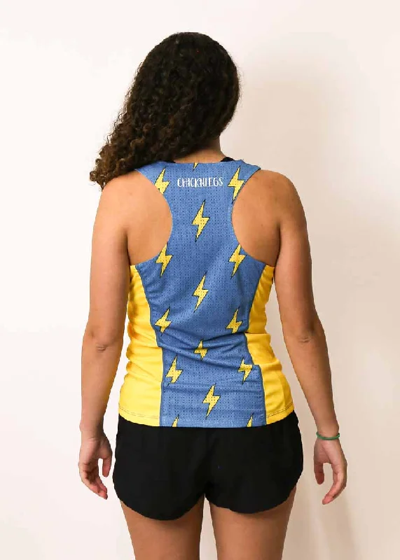 Women's Blue Bolts Performance Singlet