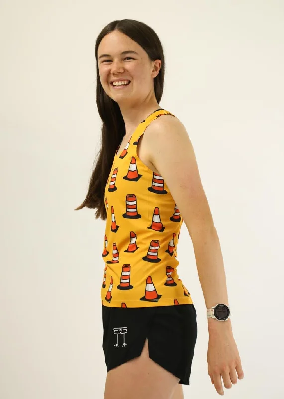 Women's Traffic Cones Performance Singlet